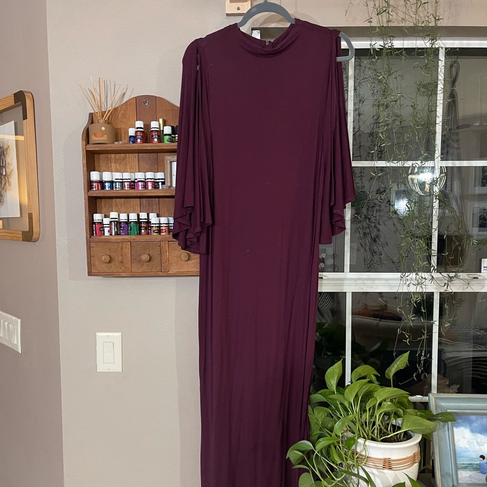 Free people dress.  Amazing plum color.